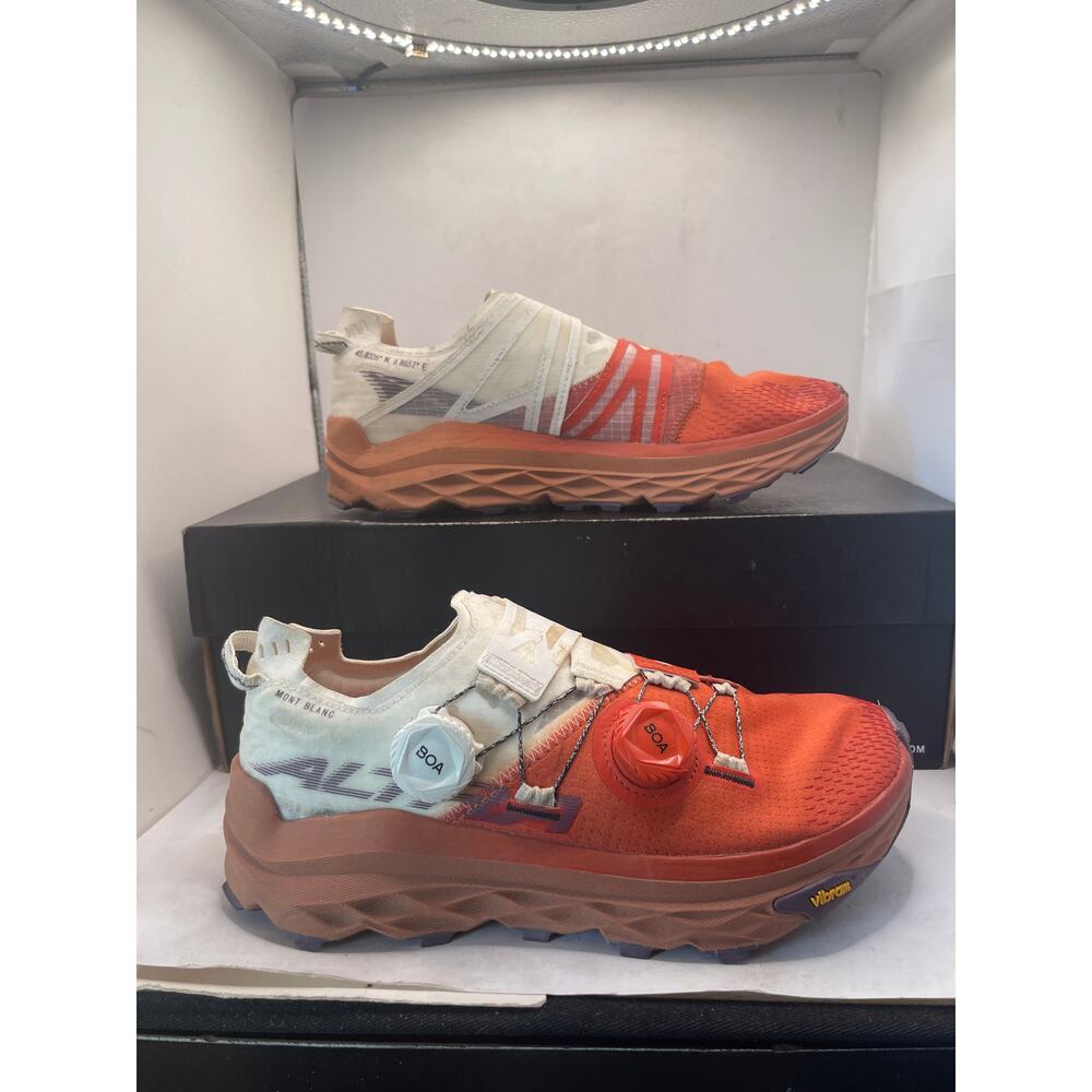 Altra Mont Blanc Womens Size 7.5 Maroon Bells BOA Technical Trail Running Shoes.